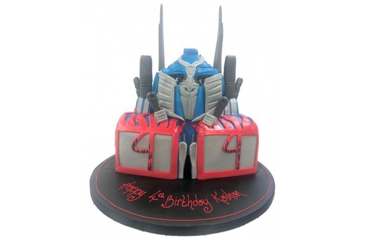 Transformers Optimus Prime Cake
